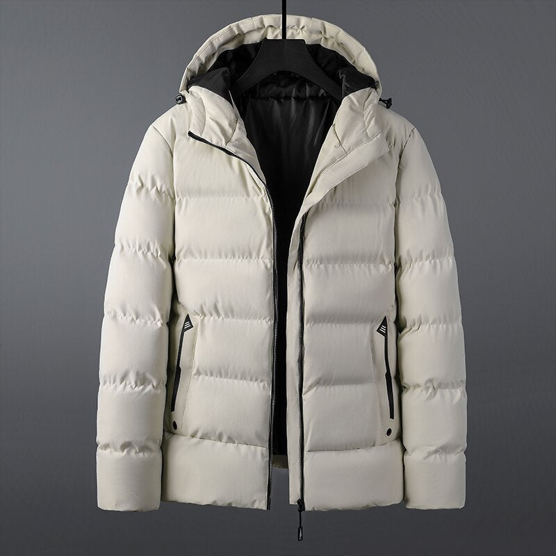 Mens Warm Hooded Parka
