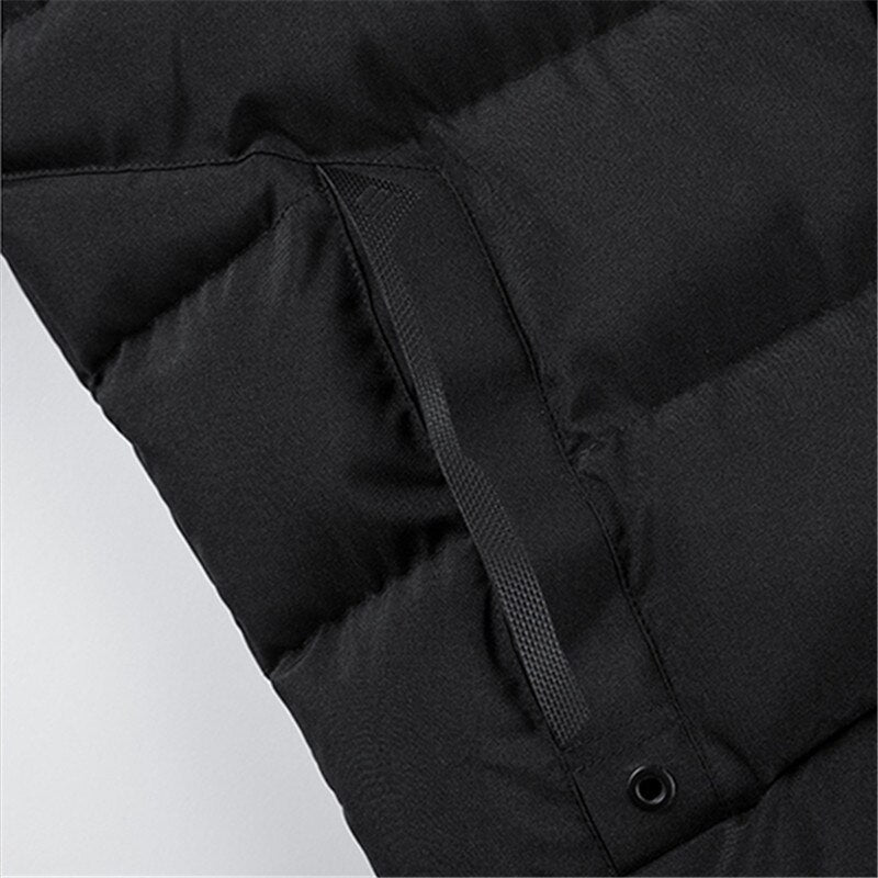 Mens Warm Hooded Parka