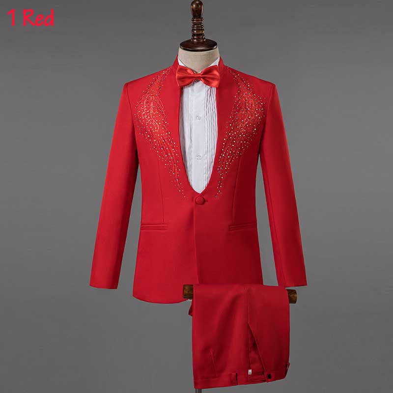 Crystal Embroidered Suit