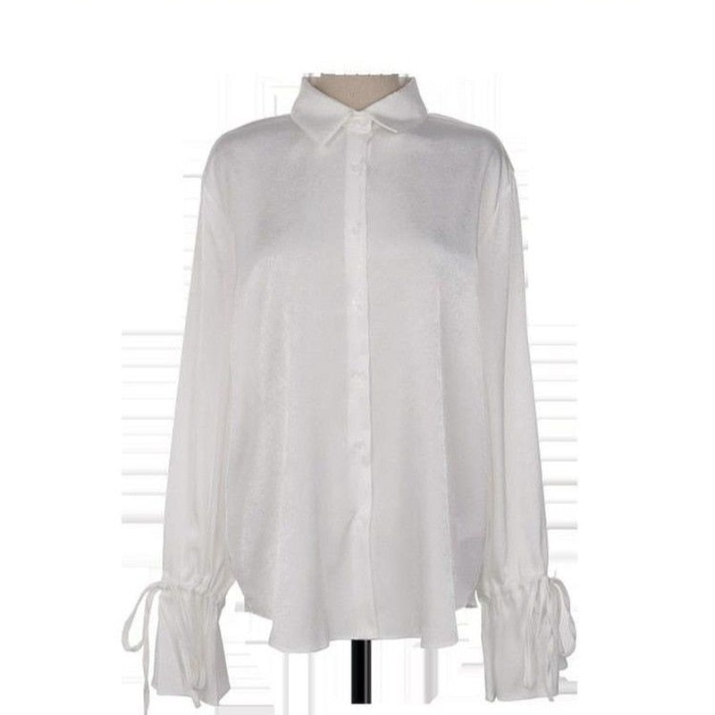 Flare Sleeve Lace Blouse