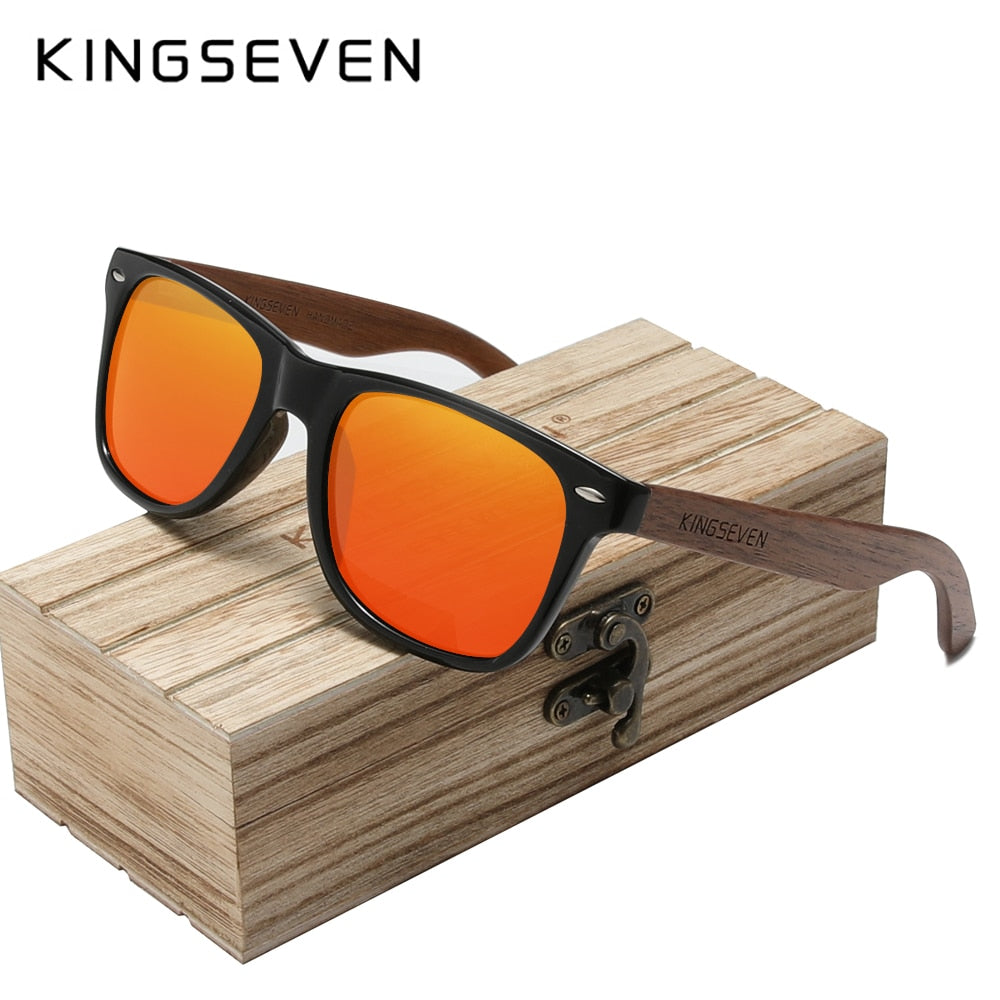 KINGSEVEN Wooden Sunglasses