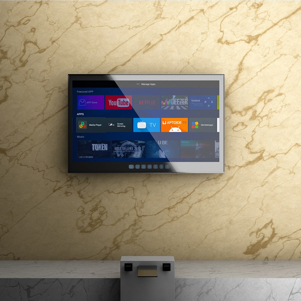 SOURIA 22 inch Touchscreen Mirror LED Bathroom TV