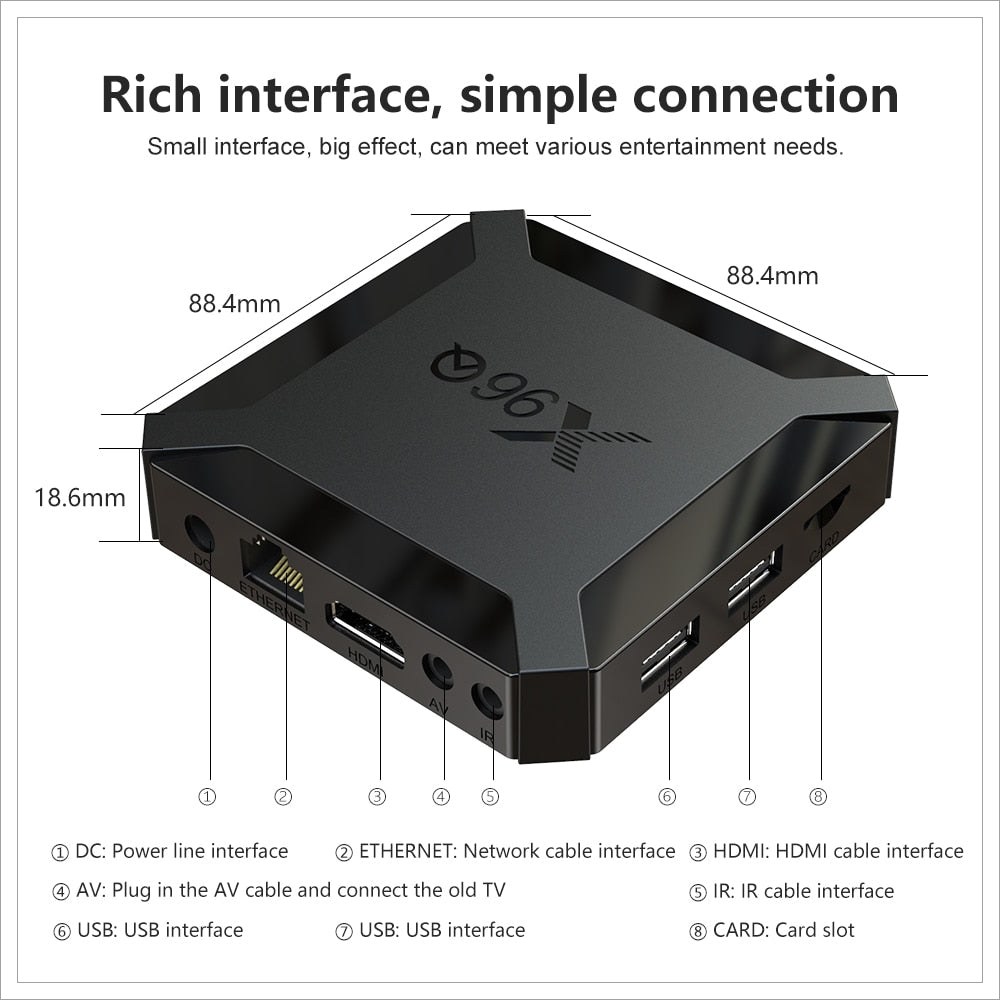 X96Q 10.0 Smart TV BOX