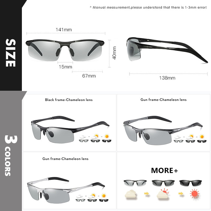 COOLPANDAS Rimless Sunglasses