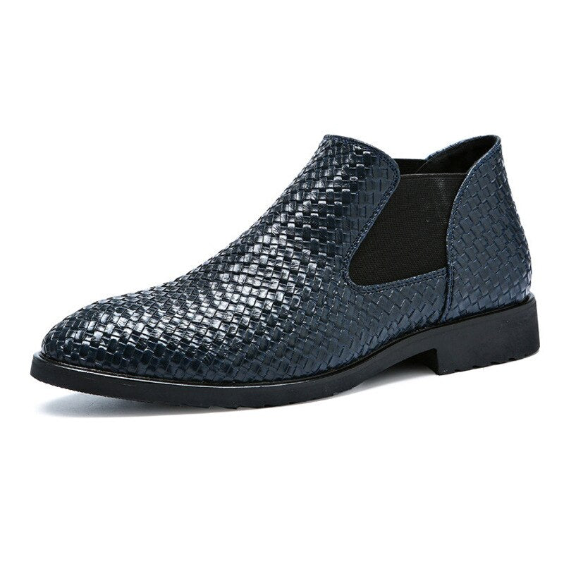 Snakeskin Chelsea Boots