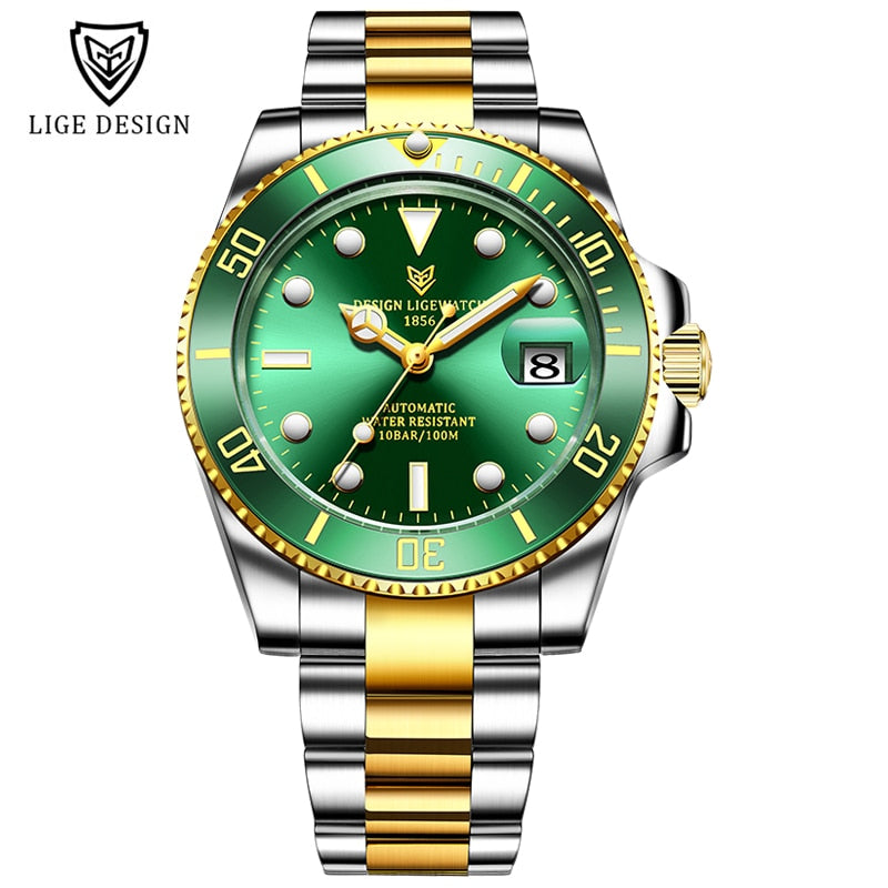 2023 LIGE Stainless Steel Watch