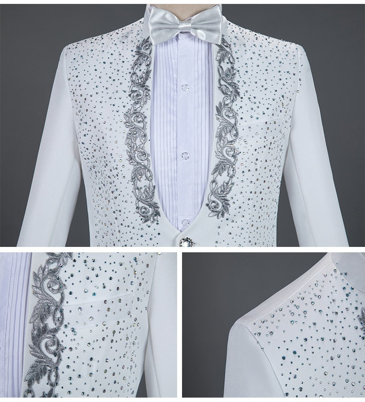 Crystal Embroidered Suit