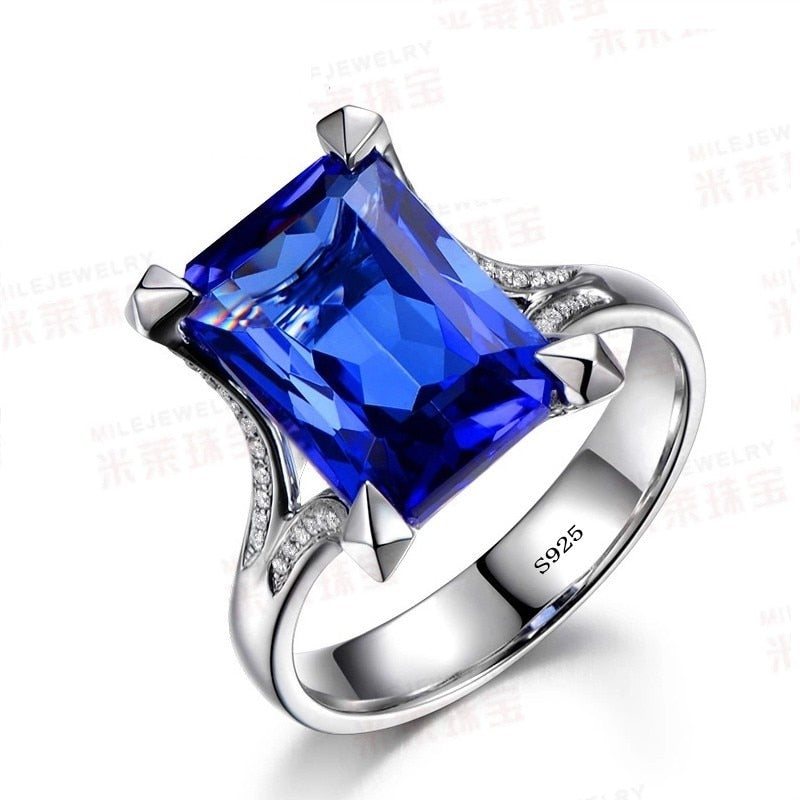 Sapphire 925 Sterling Ring