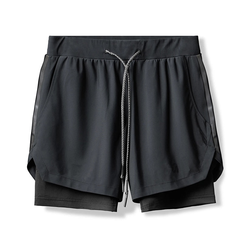 Double Deck Quick Dry Running Shorts