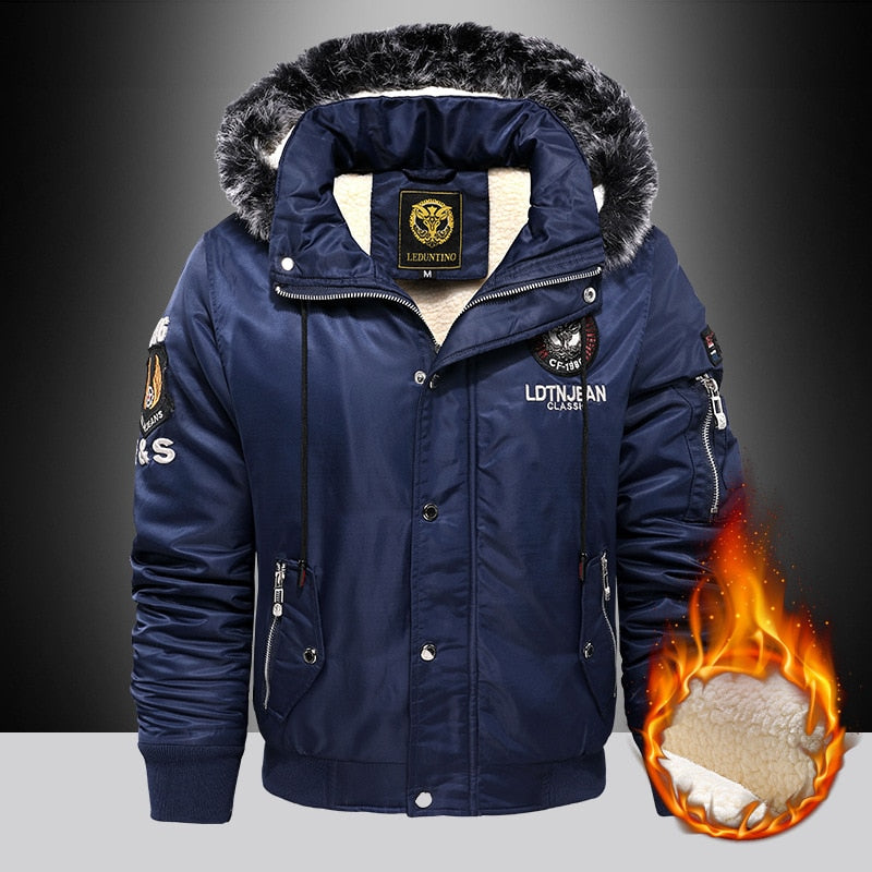 Thick Hooded Down Jacket