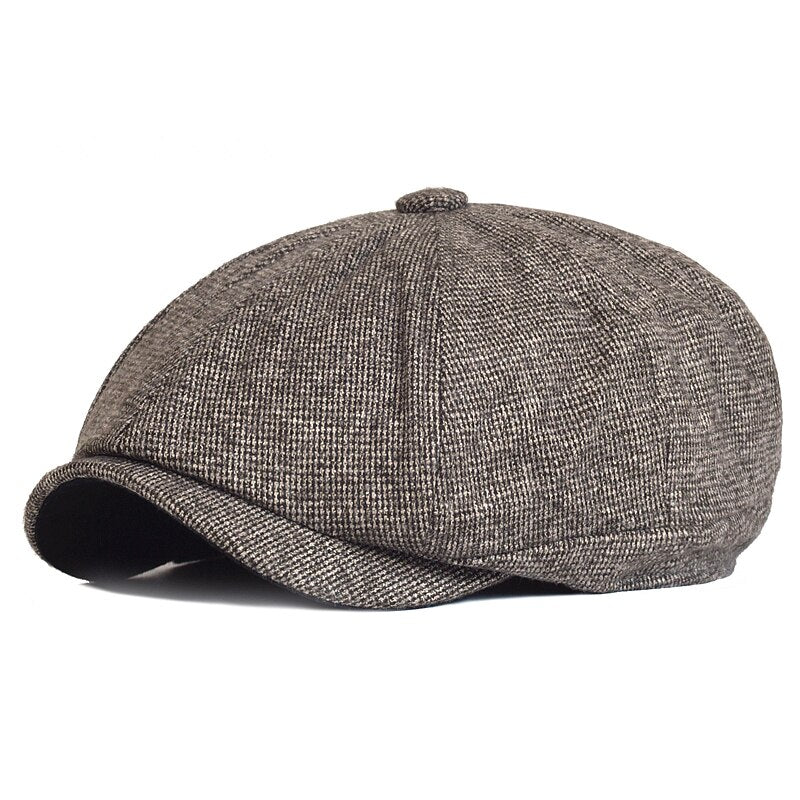Thick Newsboy Flat Cap