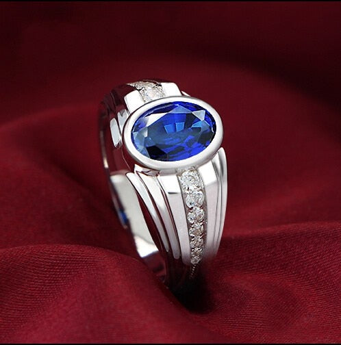 Sapphire 925 Sterling Ring