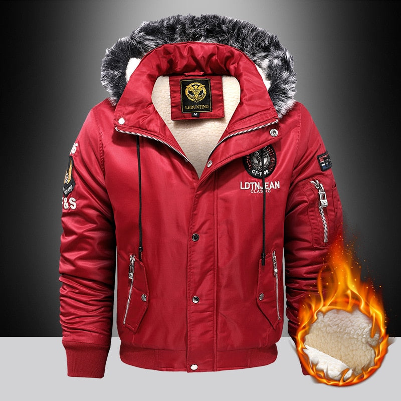 Thick Hooded Down Jacket