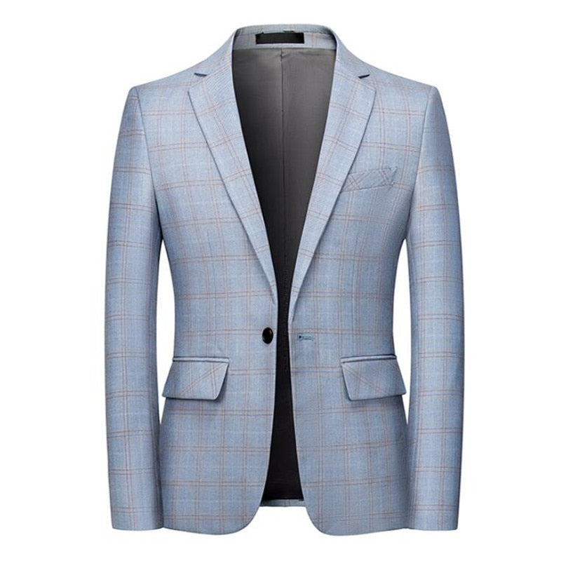 Spring Racing Plaid Blazer