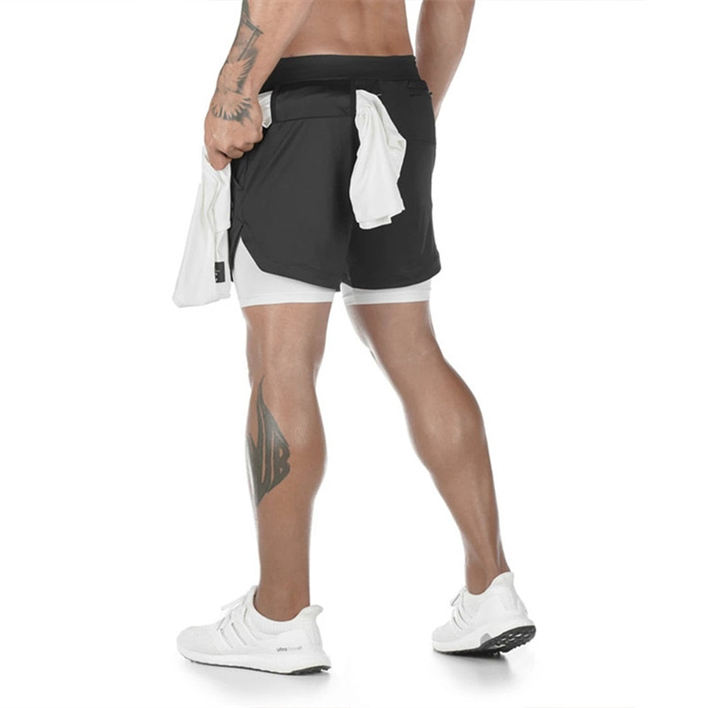 Double Deck Quick Dry Running Shorts