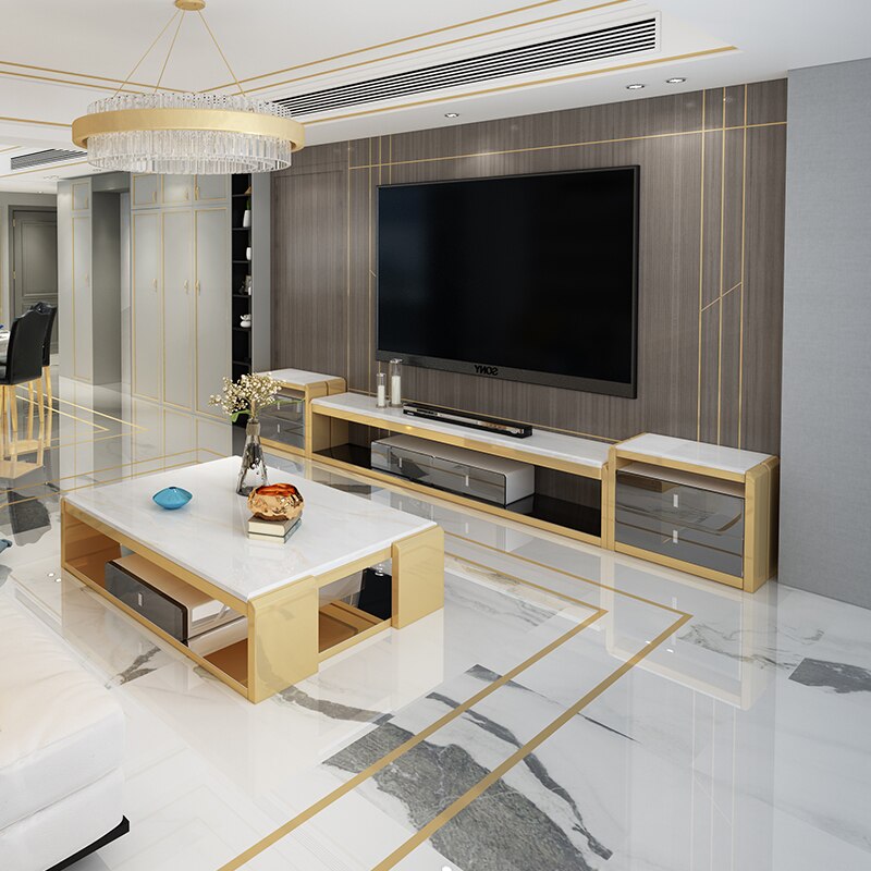 Stainless Steel TV Stand
