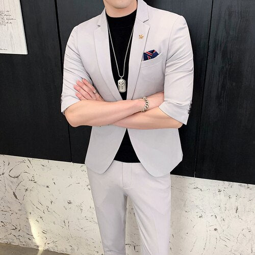 Half Sleeve Spring Suit