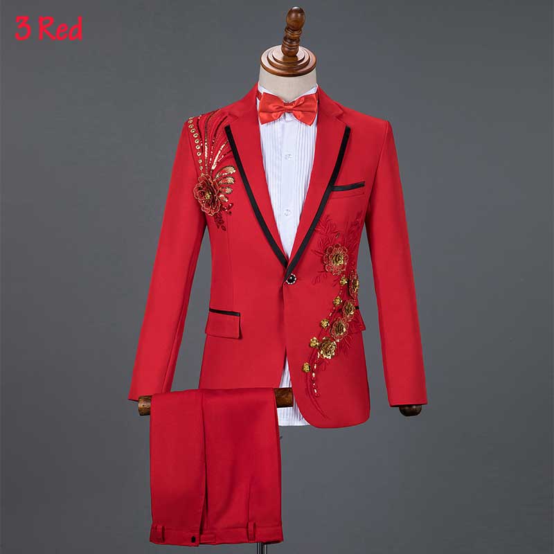 Crystal Embroidered Suit