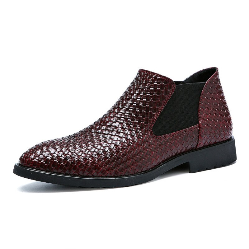Snakeskin Chelsea Boots
