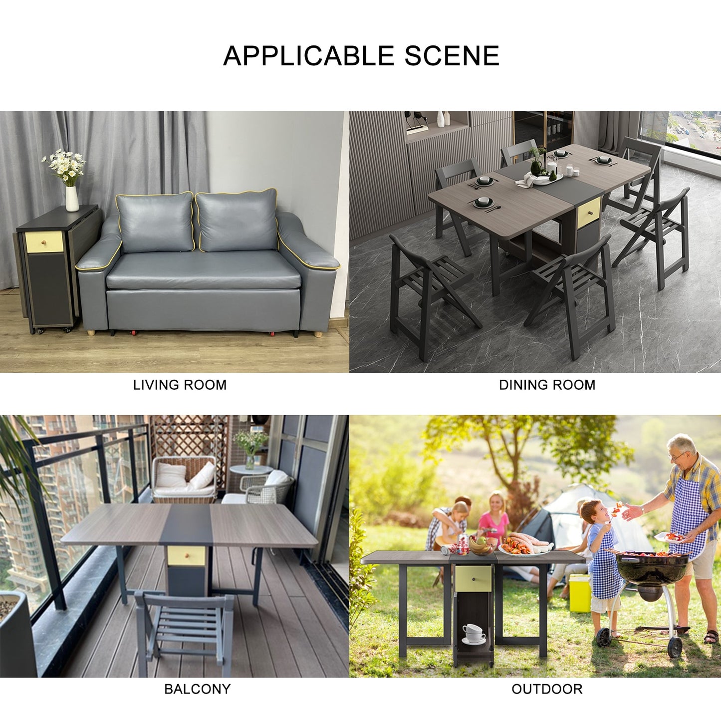 RAMA Folding Dining Table