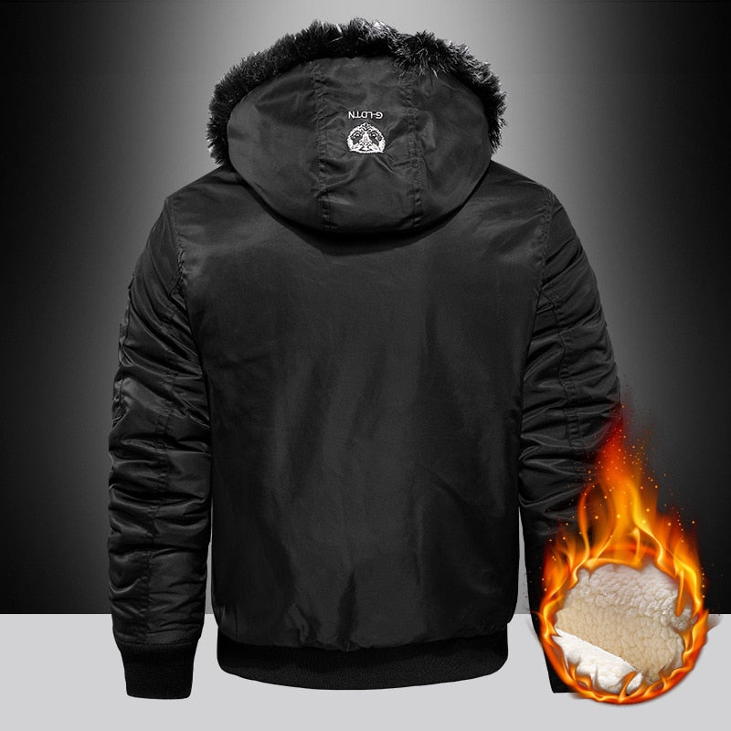 Thick Hooded Down Jacket