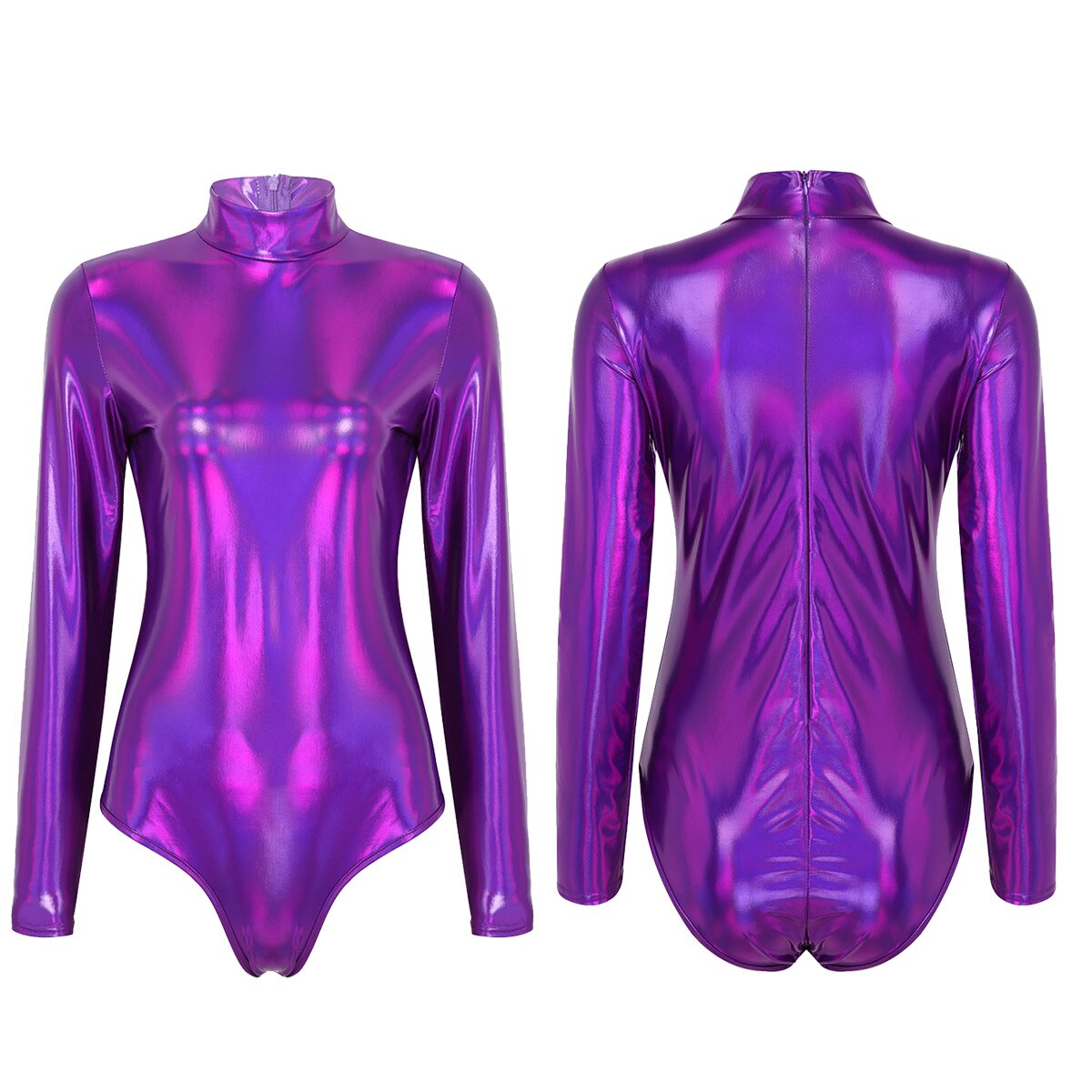 Chic Try Metallic Leotard