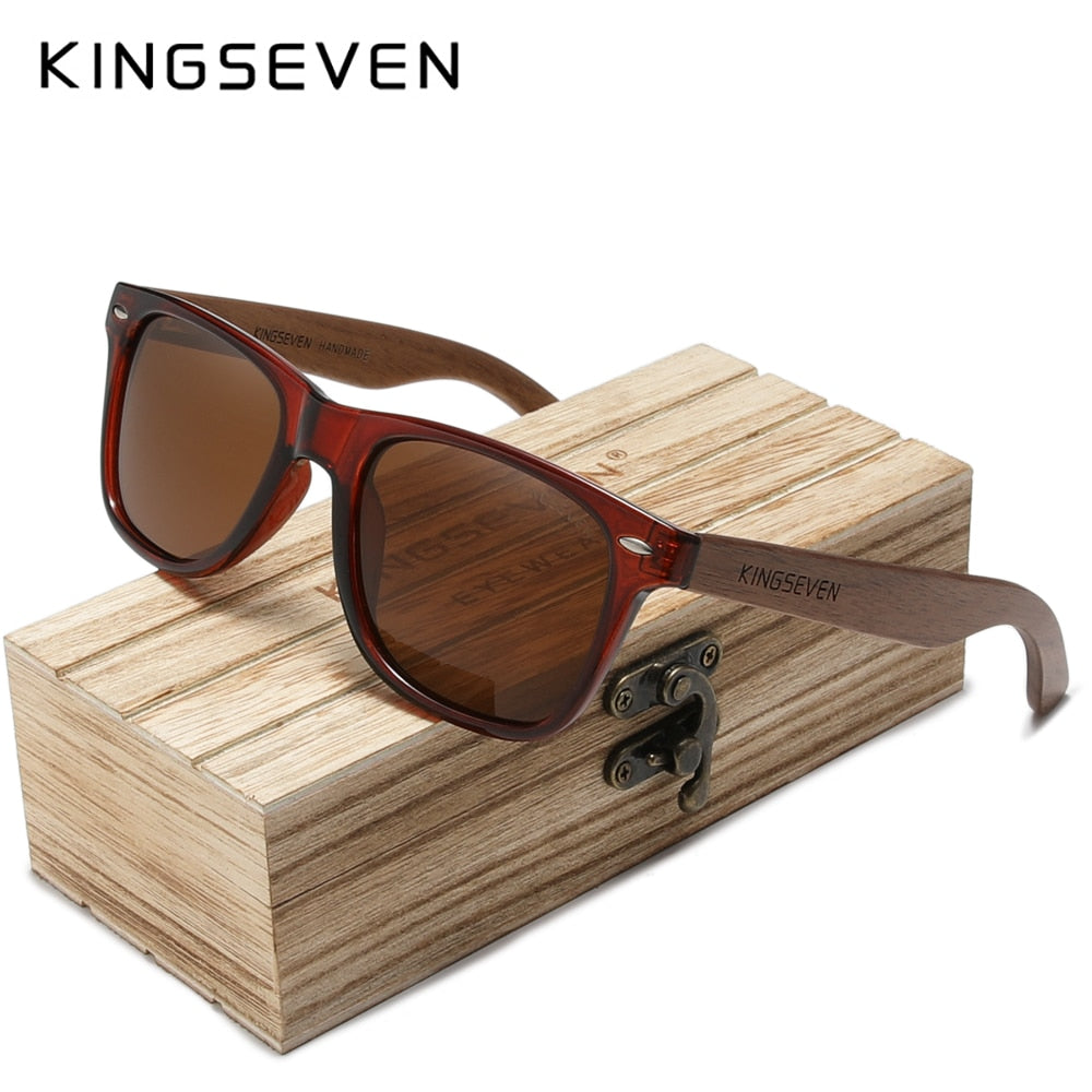 KINGSEVEN Wooden Sunglasses