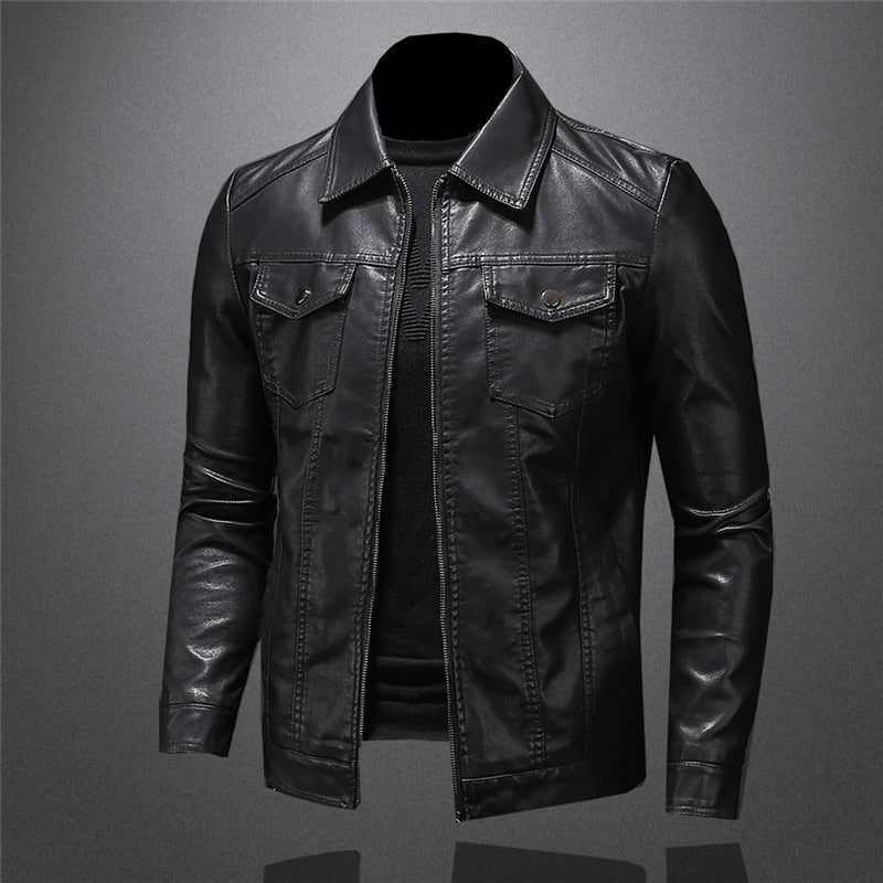 Fashion Faux Leather Jacket