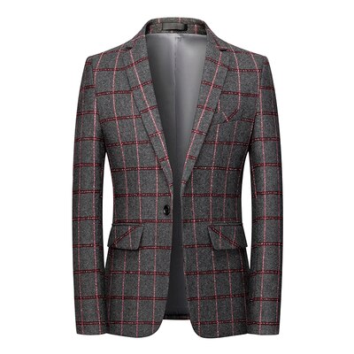 Spring Racing Plaid Blazer