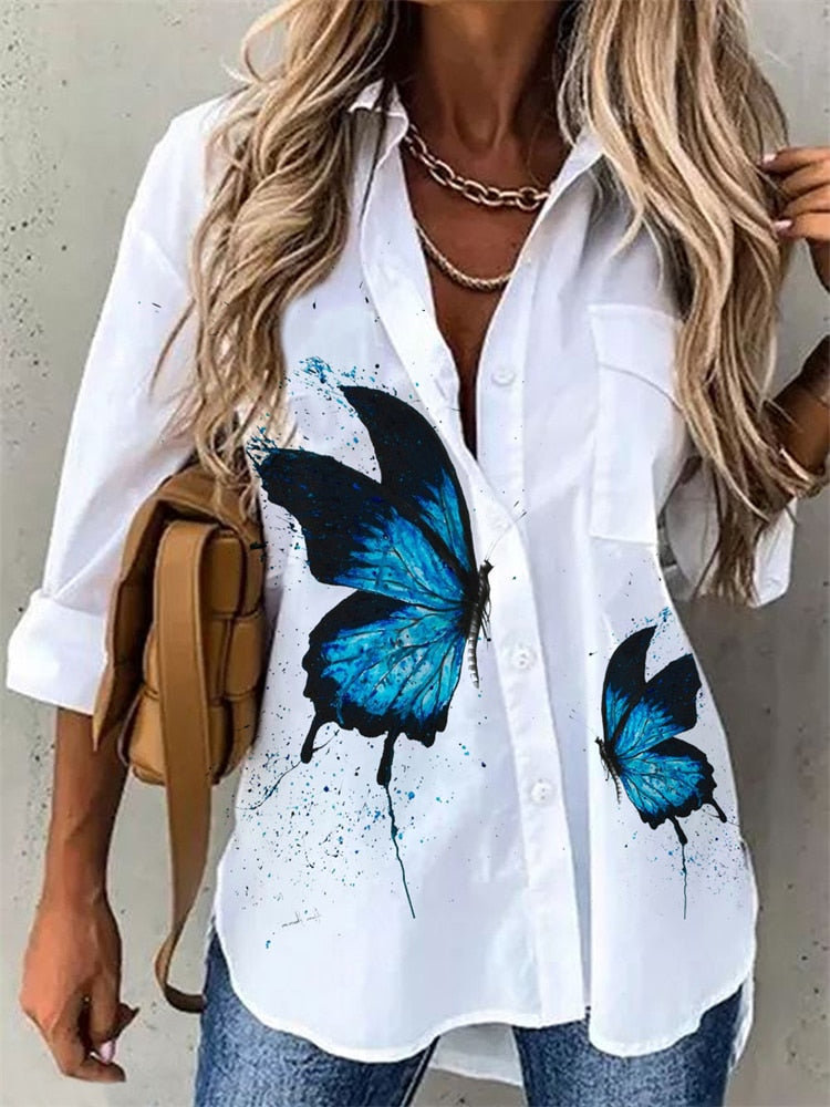 Printed Flower Top