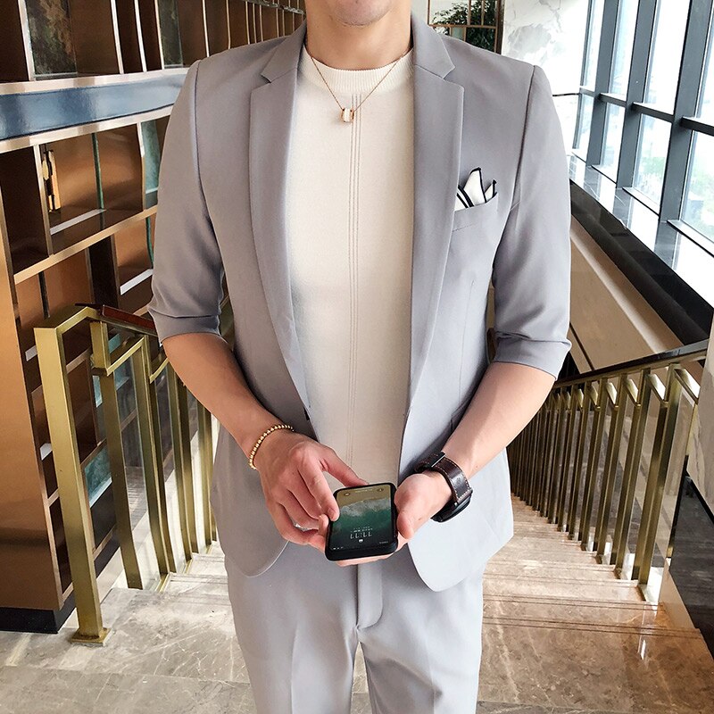 Half Sleeve Spring Suit