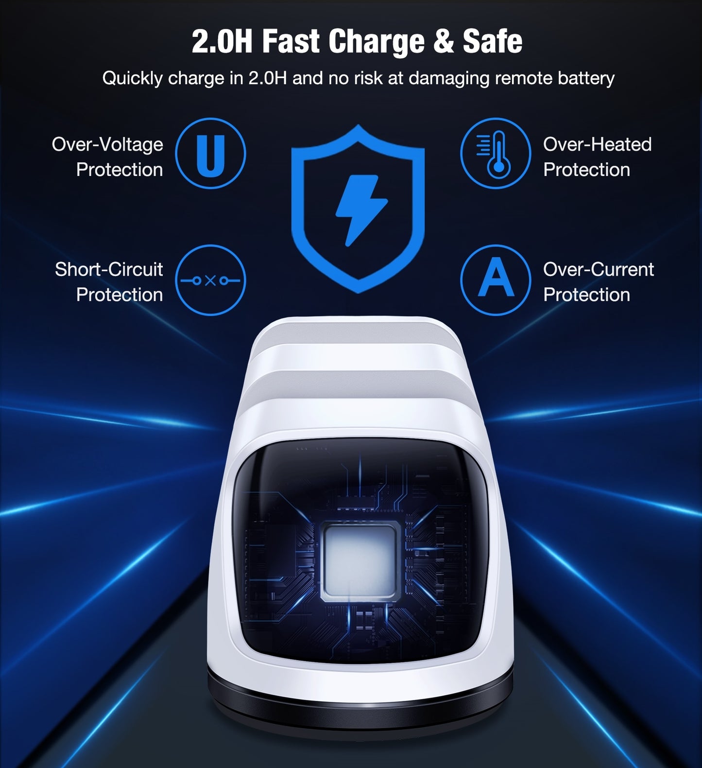 Dual Fast Charger for Playstation 5 & Xbox
