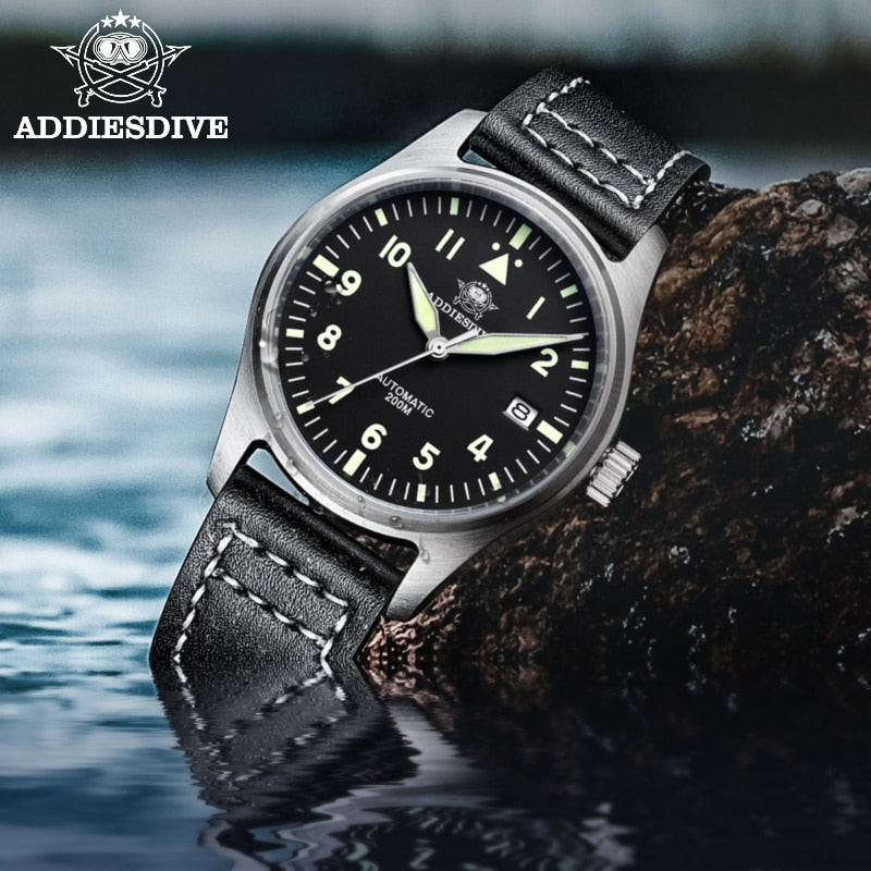 ADDIESDIVE Automatic NH35 Pilot Watch