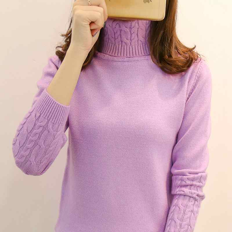 Woolen Turtleneck Pullover