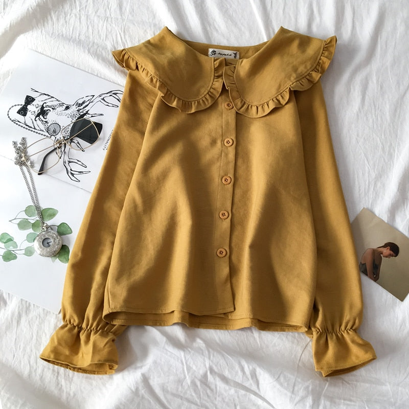Elegant Ruffle Blouse