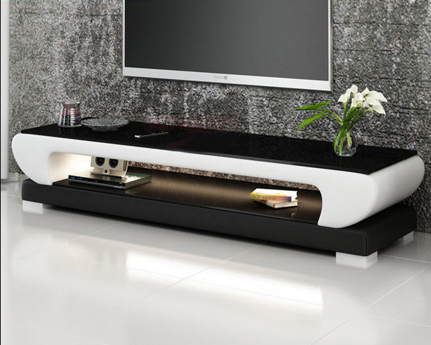 Modern Natural Glass TV Cabinet
