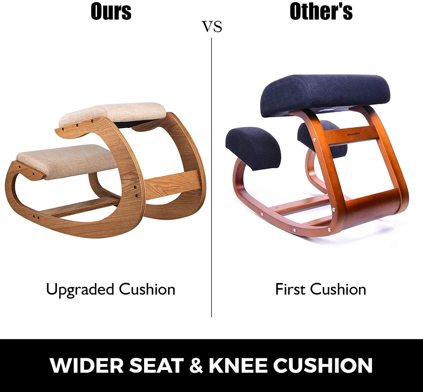 VEVOR Ergonomic Rocking Stool