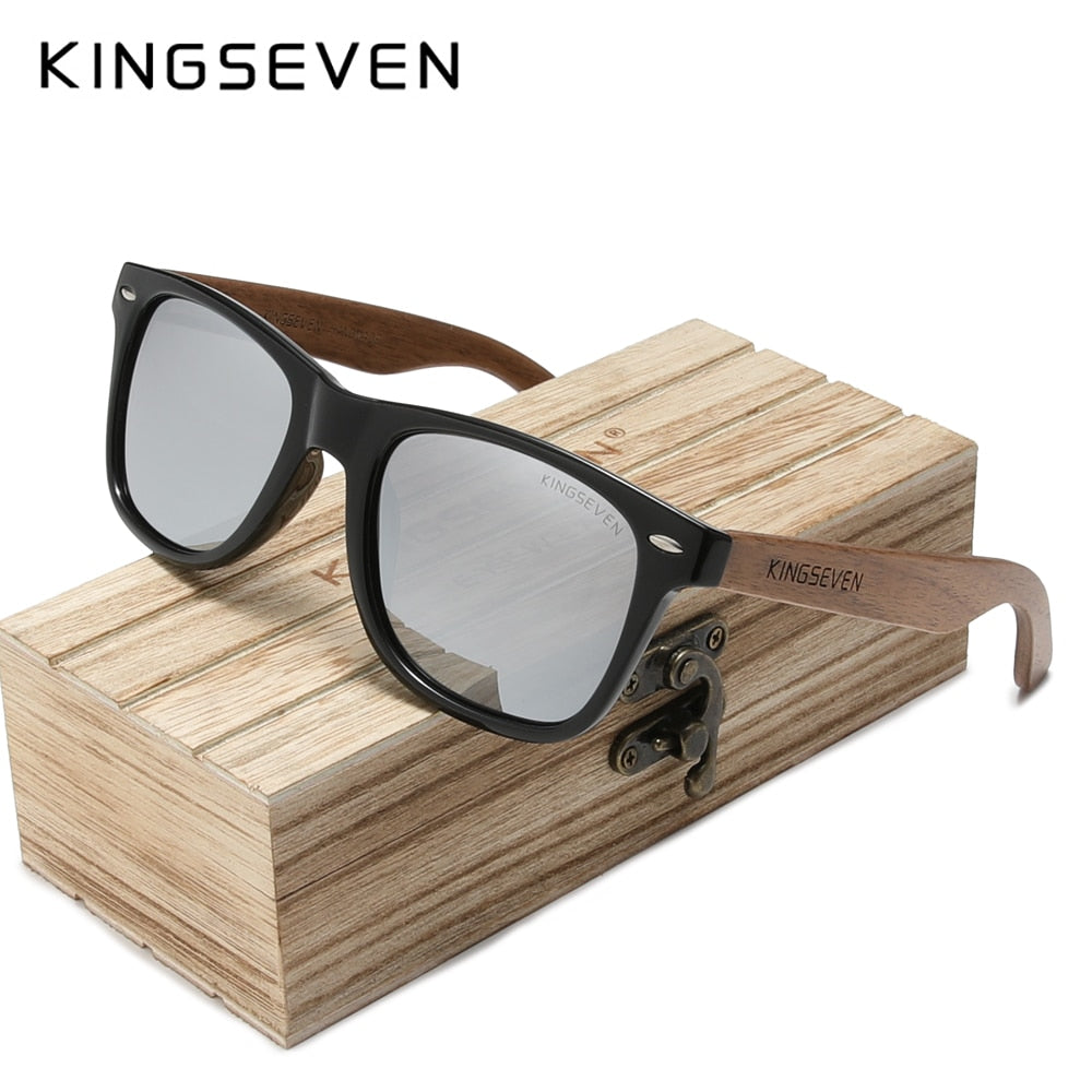 KINGSEVEN Wooden Sunglasses