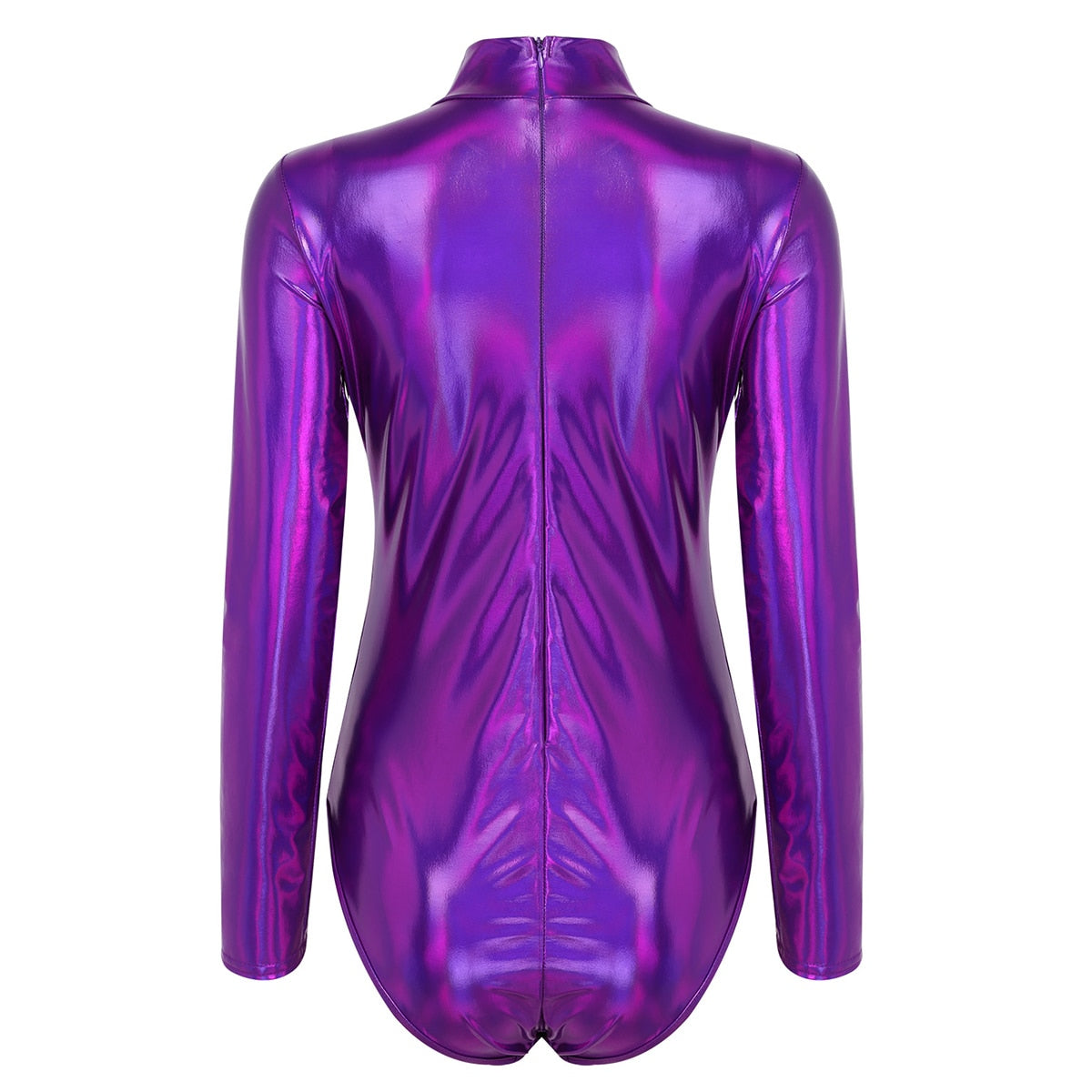 Chic Try Metallic Leotard