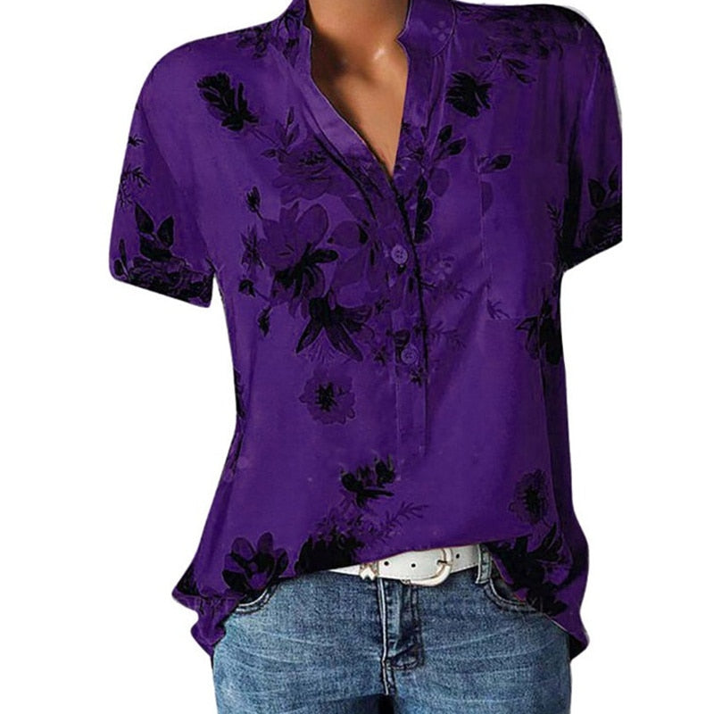 Floral Wrap Top