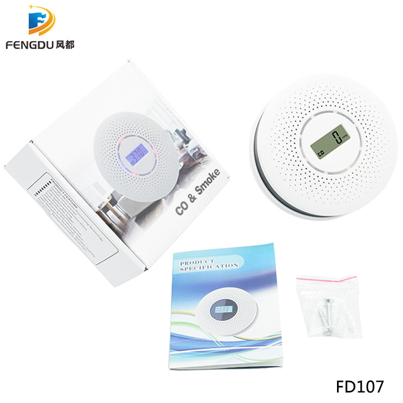 2 in 1 LED Gas & Smoke Alarm