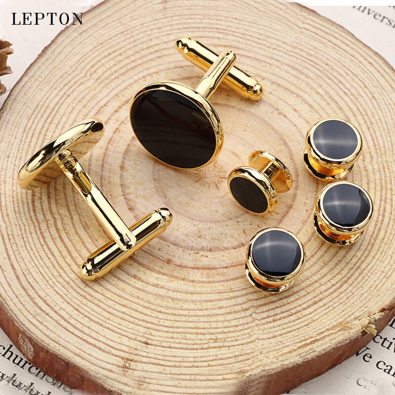 Black Enamel Cufflinks