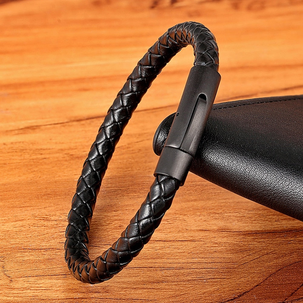 Simple Leather Bracelet