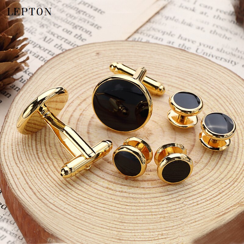 Black Enamel Cufflinks