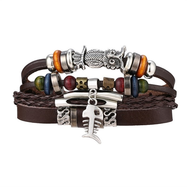 IFMIA Vintage Leather Bracelet