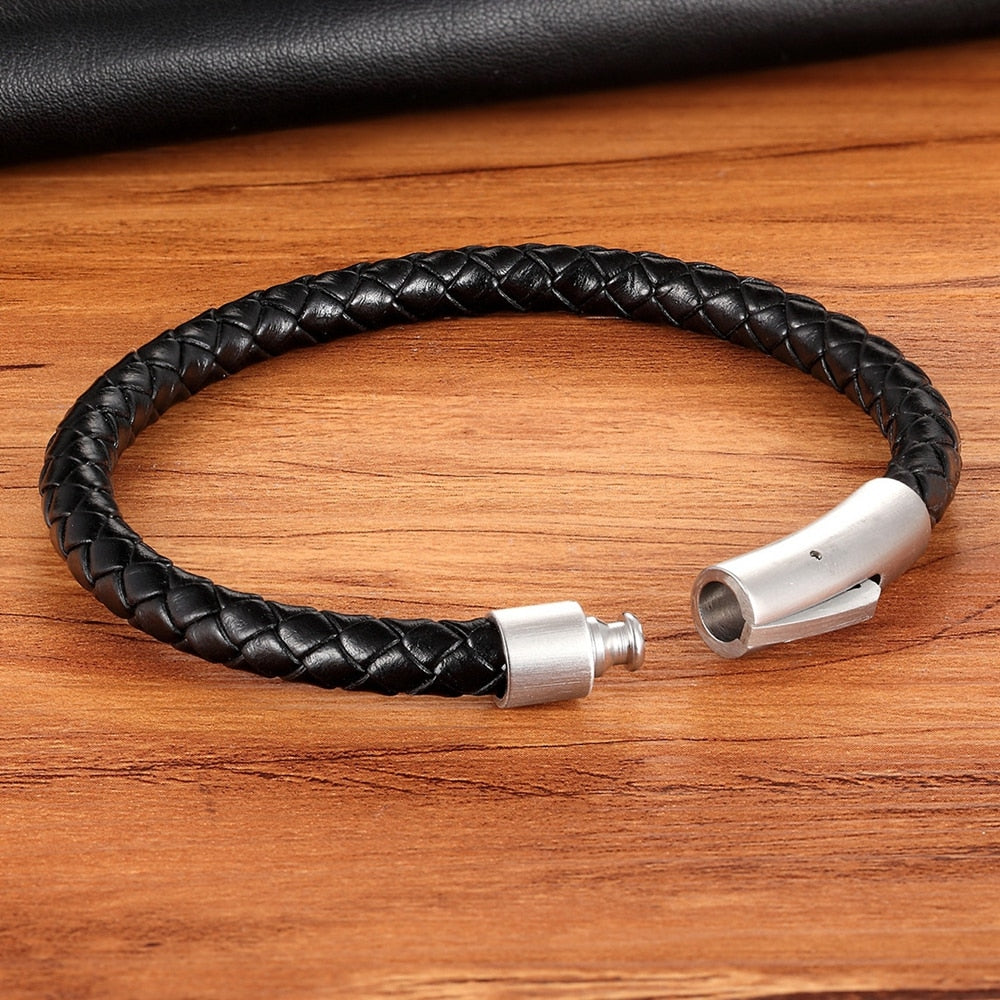 Simple Leather Bracelet