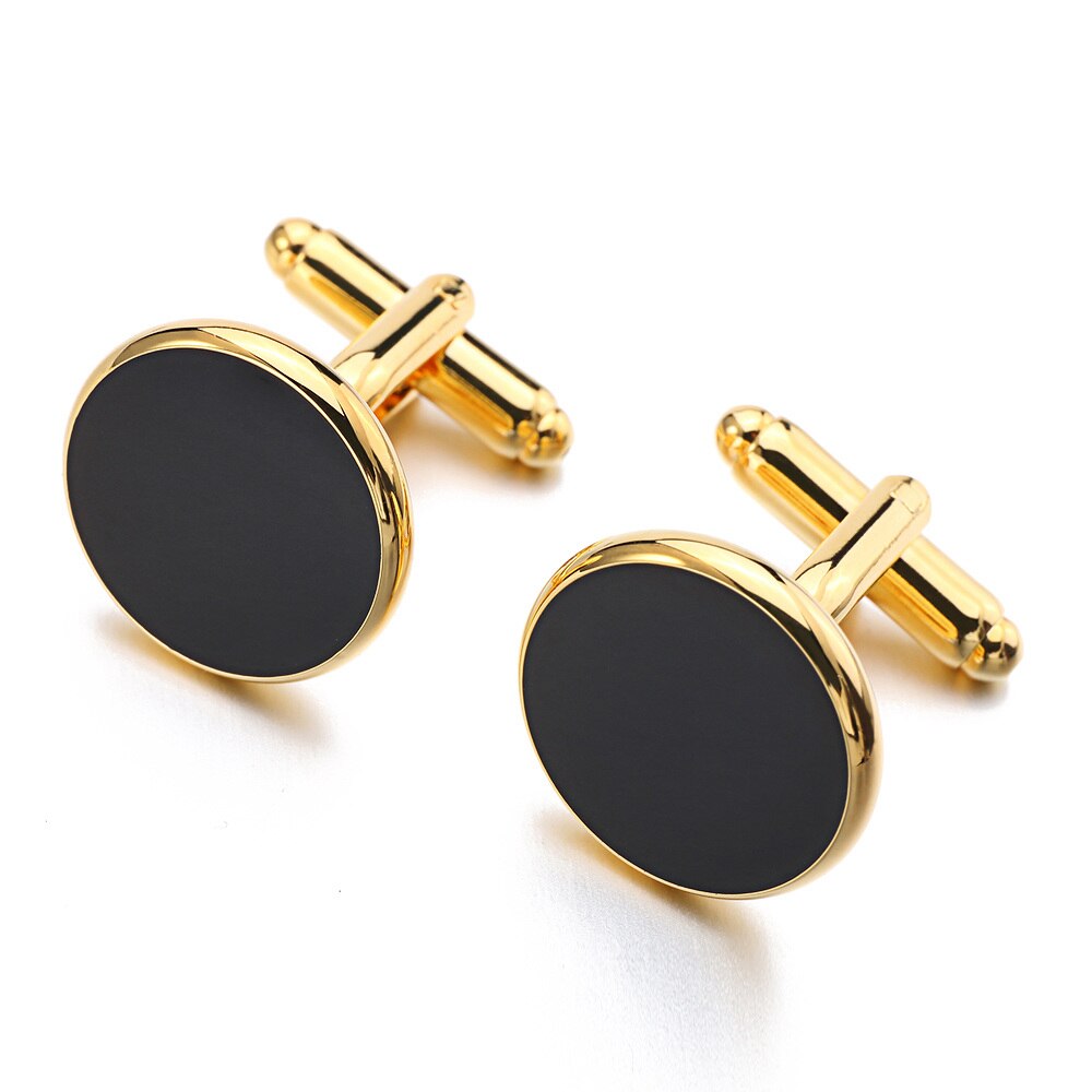 Black Enamel Cufflinks