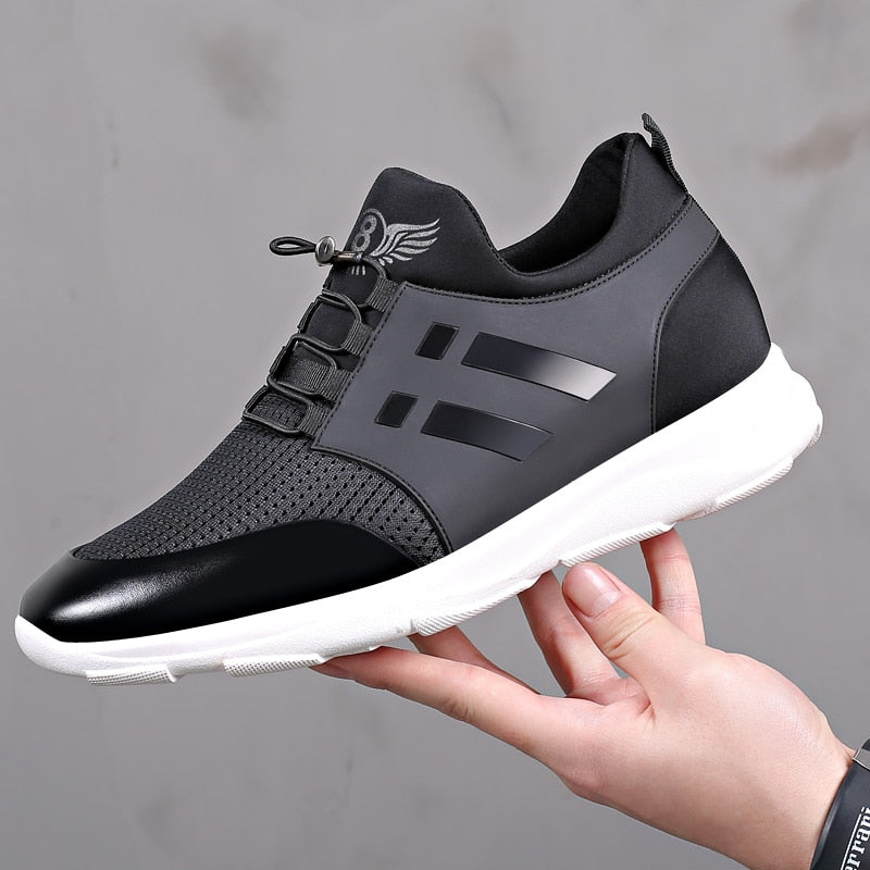 SCYUXING Black Leather Shoes