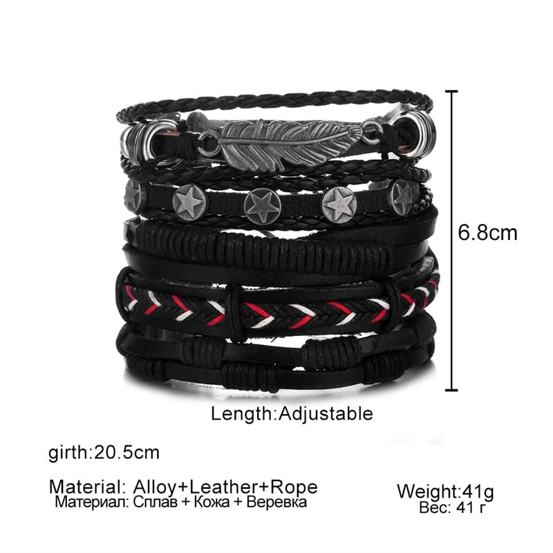 IFMIA Vintage Leather Bracelet