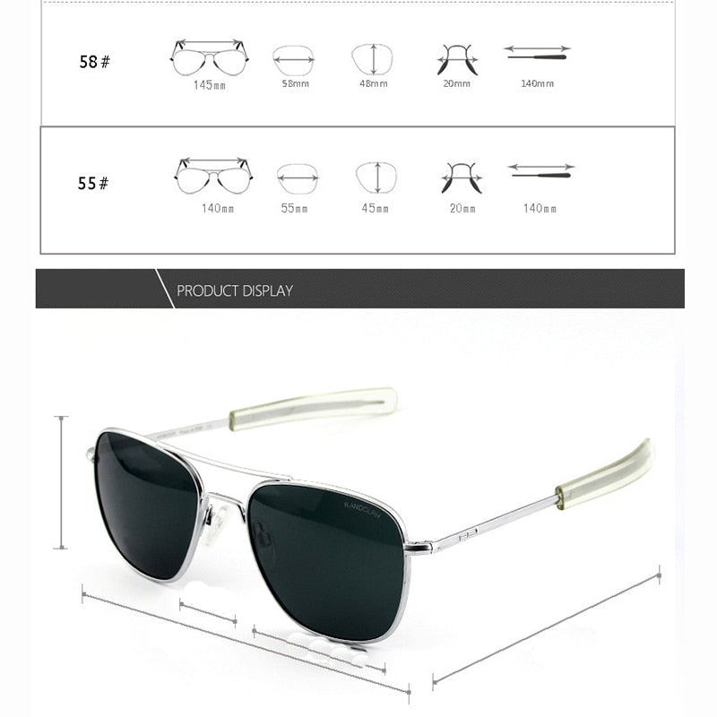 Randolph Pilot Sunglasses